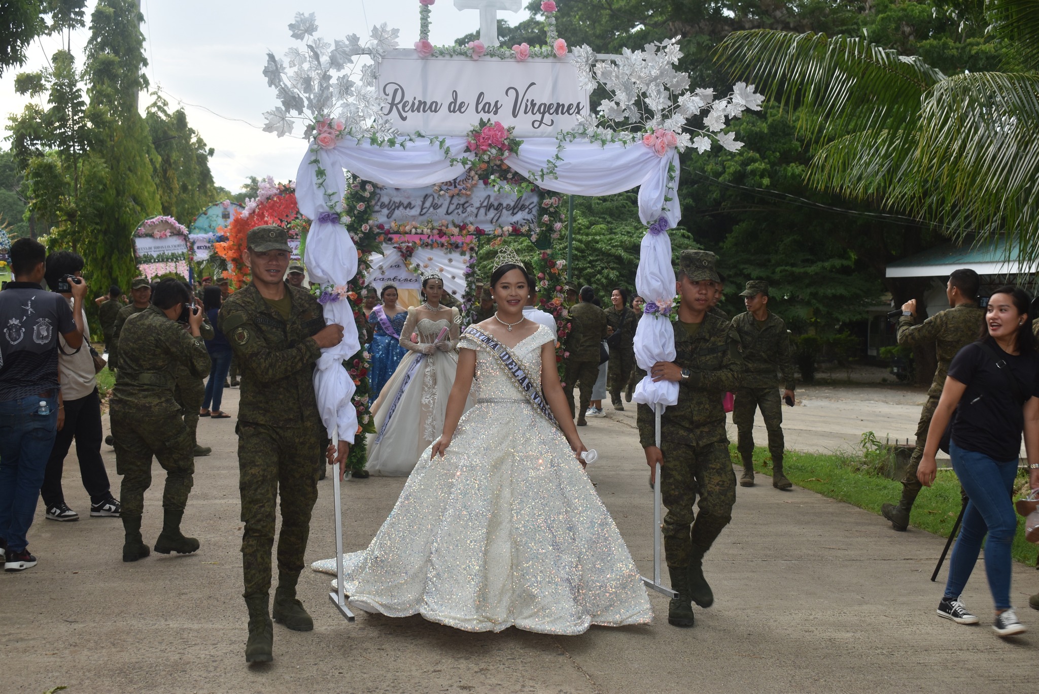 35 Dazzling beauties participate in the Reyna Elena pageant at Camp Siongco